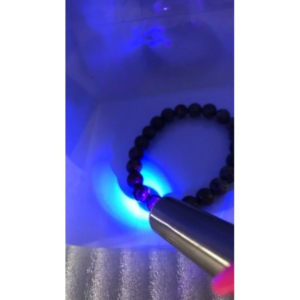 Yooperlite Beaded Stretch Bracelet - 8mm